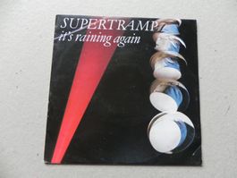 Single 7 " Brit. Rock Pop Band Supertramp 1982 It`s raining